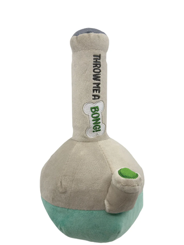 Stoned Puppy Squeaky Dog Toy- Water Pipe - Dog Toy