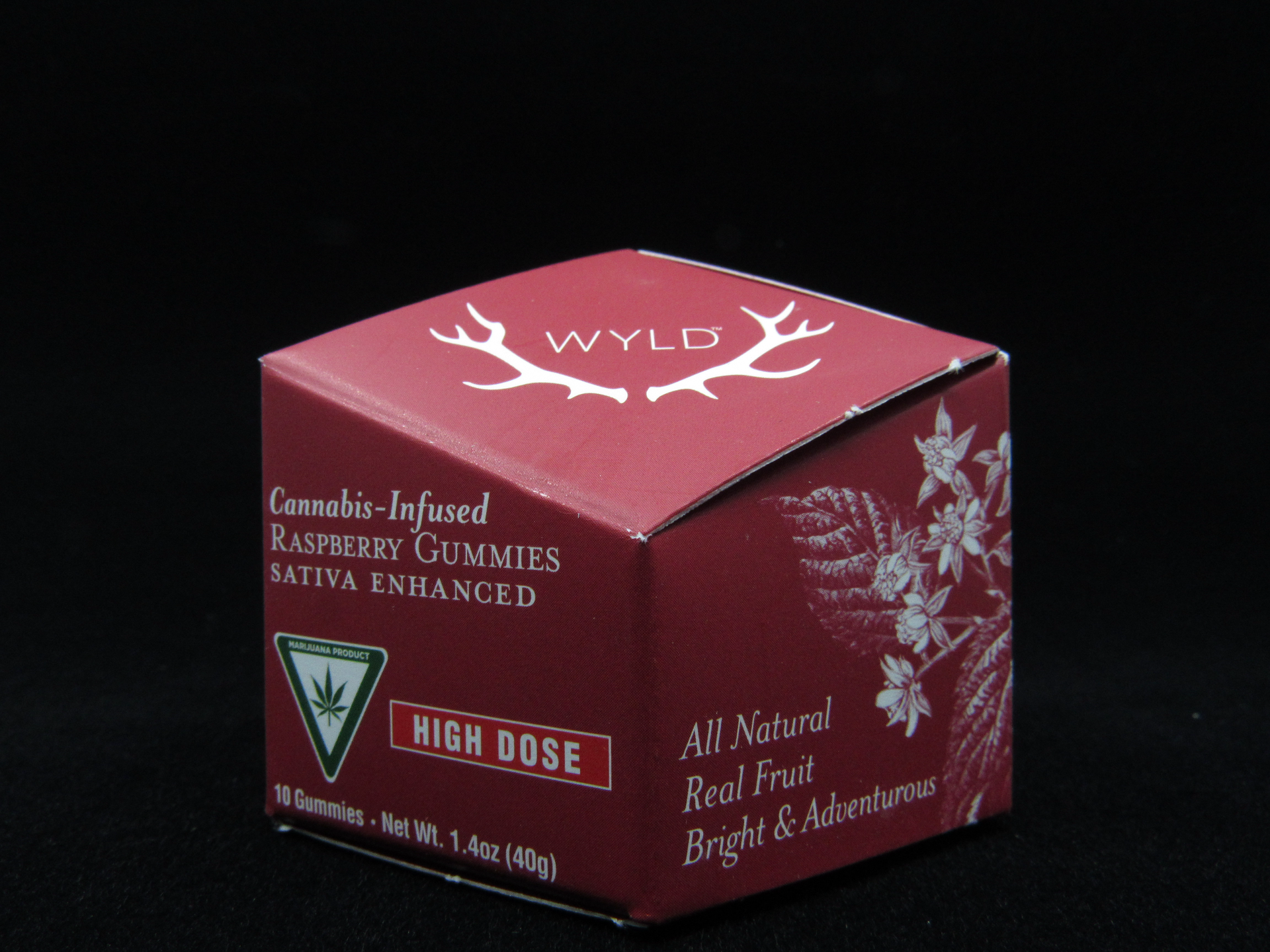 WYLD Raspberry 200mg Gummies