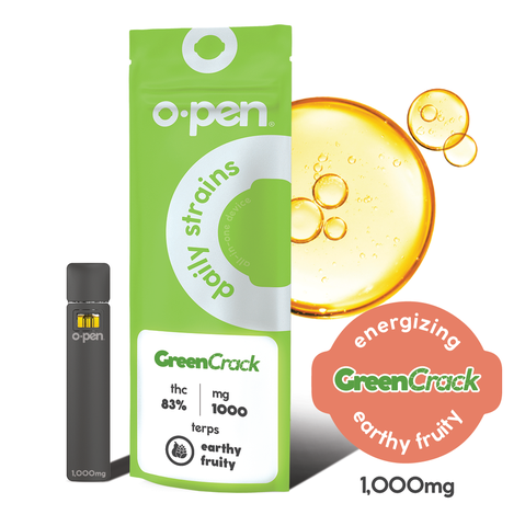 O.Pen Daily Strains All In One | Green Crack 1g Rec