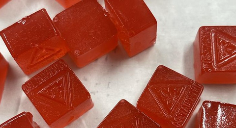 Watermelon Cube Gummies 10mg/200mg Indica Chill Entourage Edibles