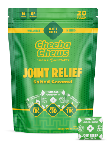 Salted Caramel Joint Relief 100mg 20pk Cheeba Chew