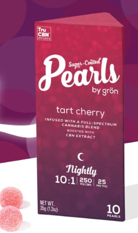 Gron - Tart Cherry Pearls - 10:1 CBN:THC - 10 Pack