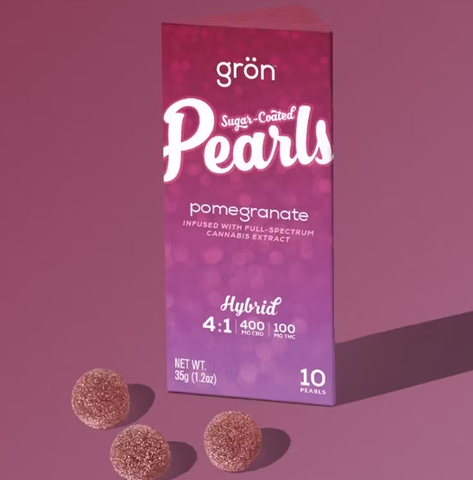 Gron - Pomegranate Pearls - 10pk/100mg 4:1 (CBD/THC)
