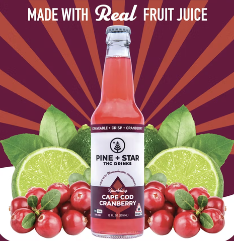 Pine & Star Cape Cod Cranberry - 10mg Drink