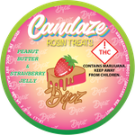 Candaze - PB & Strawberry Jelly - Rosin Treats (100mg)