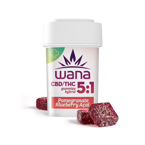 WANA - Pomegranate Blueberry Acai 5:1 / 200 mg THC (1000 mg CBD) - SDAF