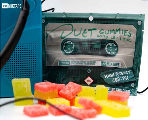og Mixtape Duet Gummies with CBD & THC (1:1 - 1000mg)