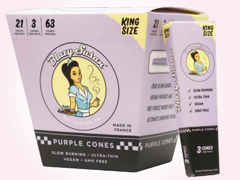 Blazy Susan King Size Purple Cones- 3 pack