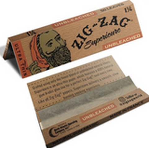 ZIG ZAG - 1 1/4 UNBLEACHED ROLLING PAPERS
