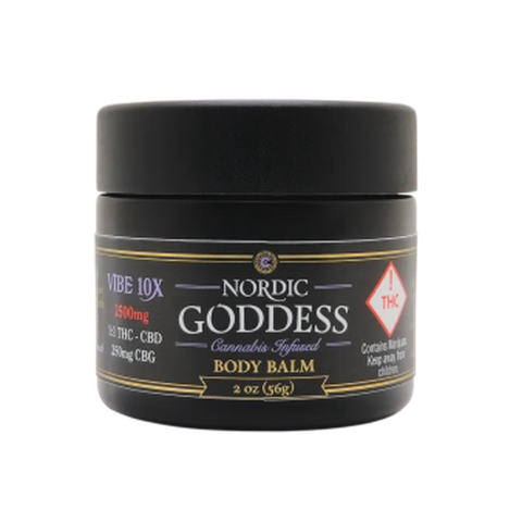 GREEN CROSS - NORDIC GODDESS VIBE - 10X BODY BALM 2,500MG THC/CBD 250MG CBG