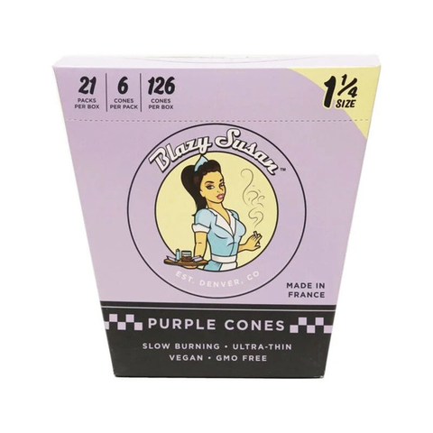 HMI - BLAZY SUSAN PURPLE CONES 1 1/4" 6PK