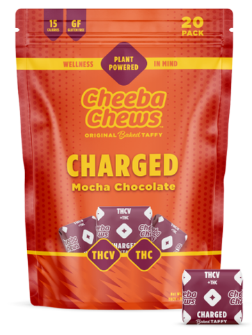 Charged Mocha Chocolate 100mg 20pk Cheeba Chew