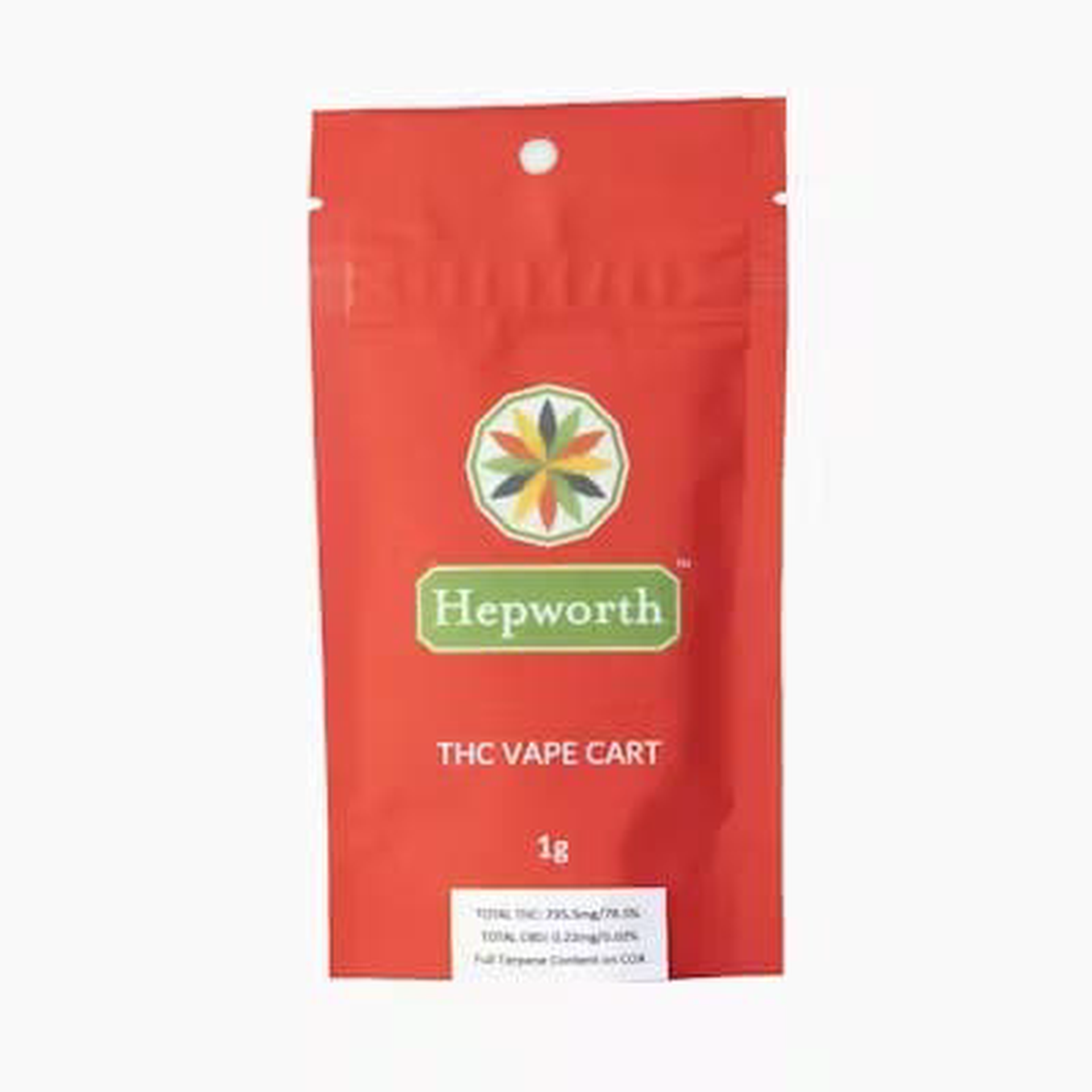 Hepworth - Vape Cart 1g - Hudson Valley Jack