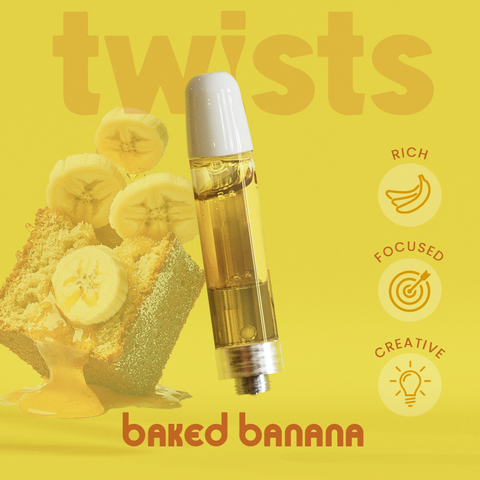 OIL - 1000mg BAKED BANANA - TWISTS CART