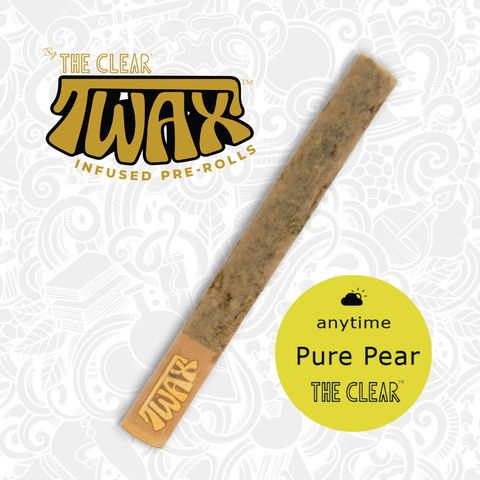 CLEAR - 1G TWAXZ PURE PEAR - INFUSED PREROLL