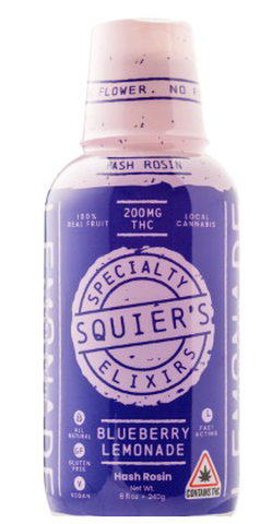 Blueberry Lemonade Hash Rosin Drink - Squier's - Edibles - 200mg