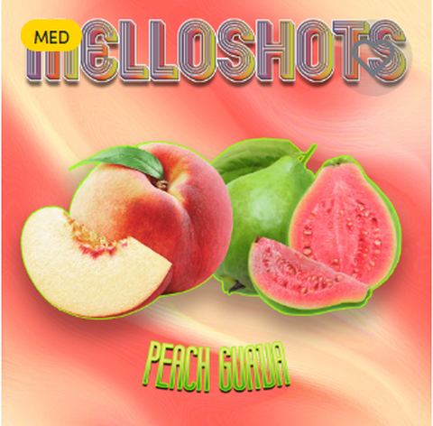 MELLO SHOT - 500mg DIAMOND INFUSED - PEACH GUAVA