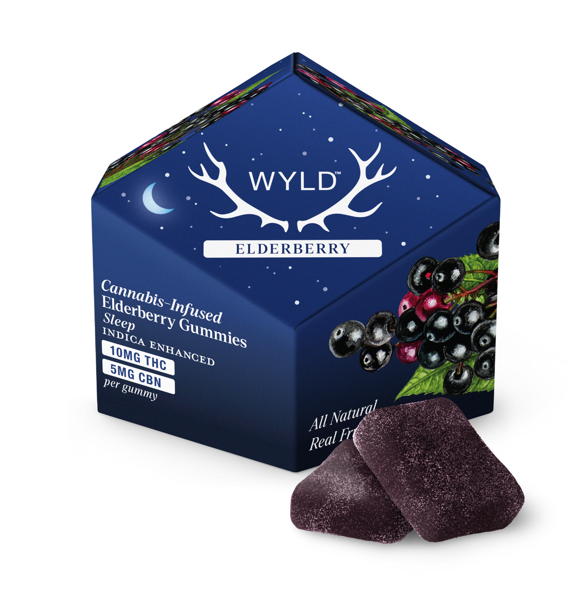 Wyld | Gummies | - 1:2 CBN:THC Elderberry