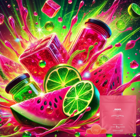 JAMS - Sour Strawberry Lemonade - Fast Acting - 20pk/100mg