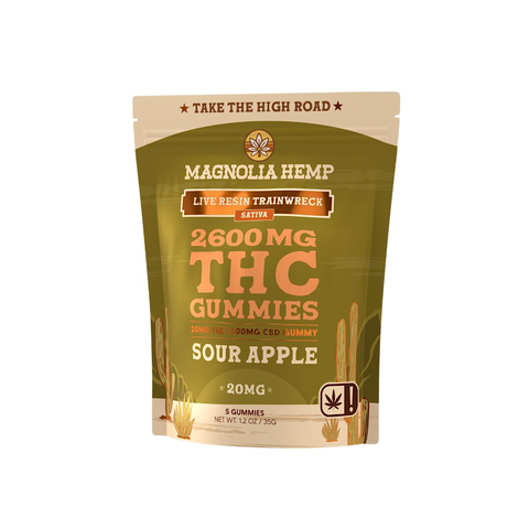 Magnolia Hemp - Gummies ( 5ct ) - Sour Apple