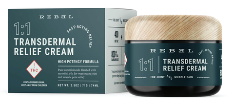 REBEL - 1:1 TRANSDERMAL COMPOUND - 400/400 THC CBD