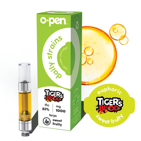 O.Pen Daily Strains Cartridge | Tiger's Blood 1g Rec