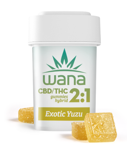 Wana - Exotic Yuzu - Edible - (CBD:THC 2:1) 10pk/100mg