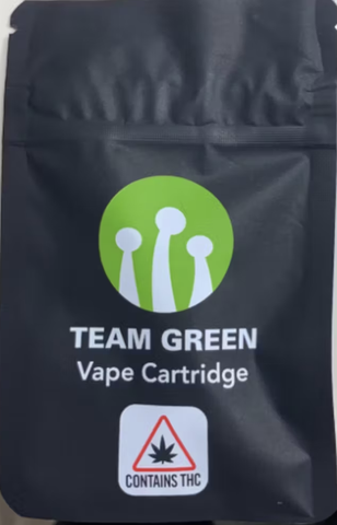 Team Green - Biscotti Mints Live Resin Disposable Cart .5g