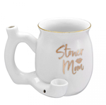 Stoner Mom Ceramic Mug - White