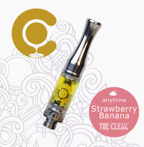 The Clear - Strawberry Banana - 1g Cart