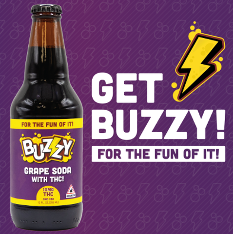 Grape Soda - Buzzy - Edibles - 10mg