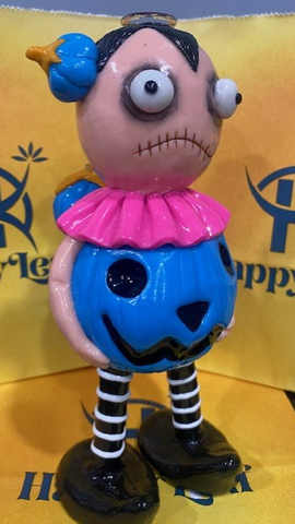 Voodoo Pumpkin Man Bong - Blue/Pink