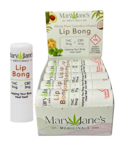 Mary Jane’s Lip Bong - 9mg THC/3mg CBD