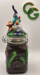 Handmade Crystal Gnome Stash Jar