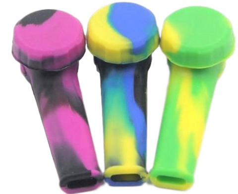 Little Compact Silicone Hand pipe
