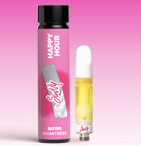 Savvy Happy Hour - 1g cart - Blue Raz Haze