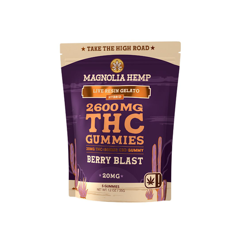 Magnolia Hemp - Gummies ( 5ct ) - Berry Blast