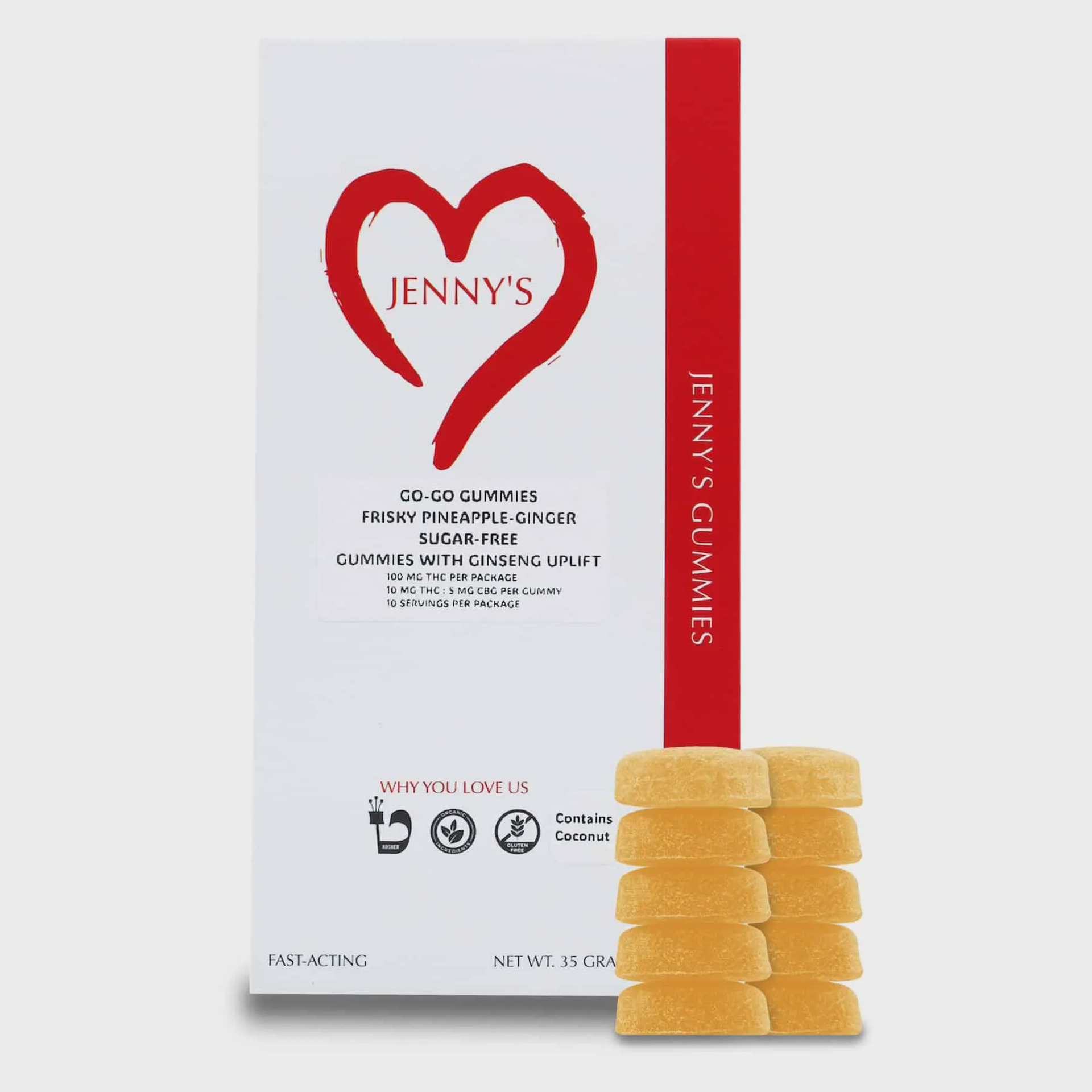 Jenny's - Gummies 10pk 10mg - Aint That a Peach