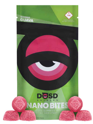 DŌSD Edibles - 1000mg Nano Bites - Guava
