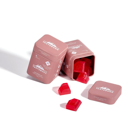 Tastebudz Rosin Gummies | Watermelon Blast 100mg Rec