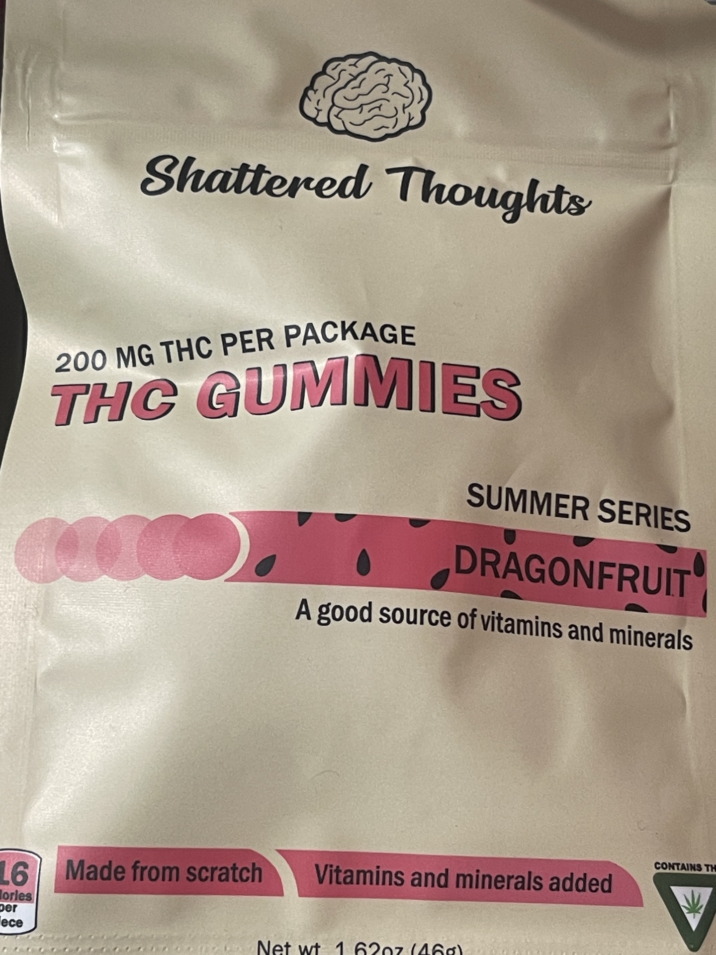 Dragonfruit THC Gummies 200mg