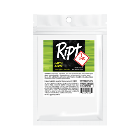 Ripple Ript Gummies | Baked Apple 100mg Rec