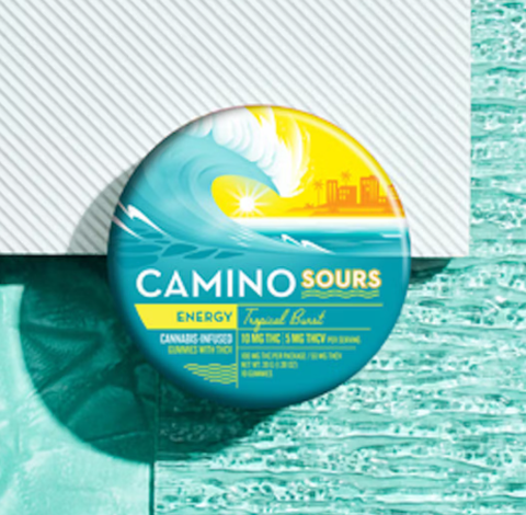 Camino Sours - Tropical Burst - THC:THCv 2:1 - 10pk Gummies