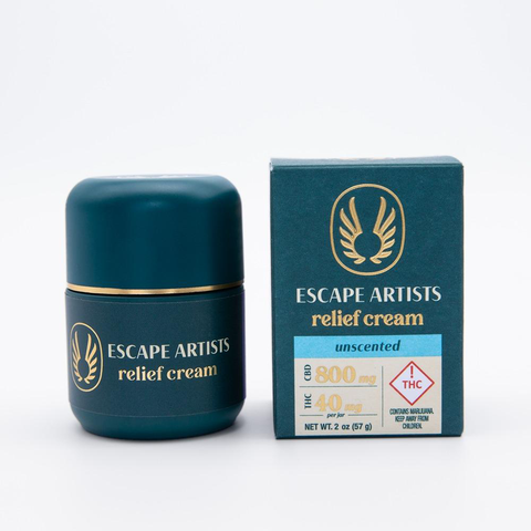 ESCAPE ARTISTS - 20:1 UNSCENTED - RELIEF CREAM