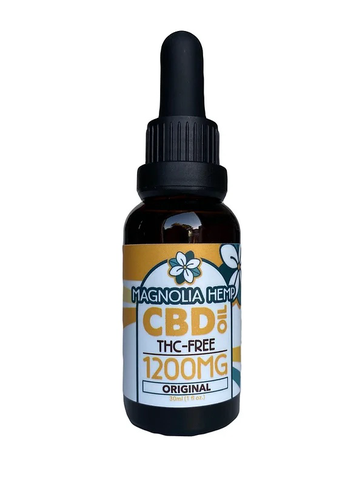 Magnolia Hemp - CBD Oil (THC FREE) (1200mg)