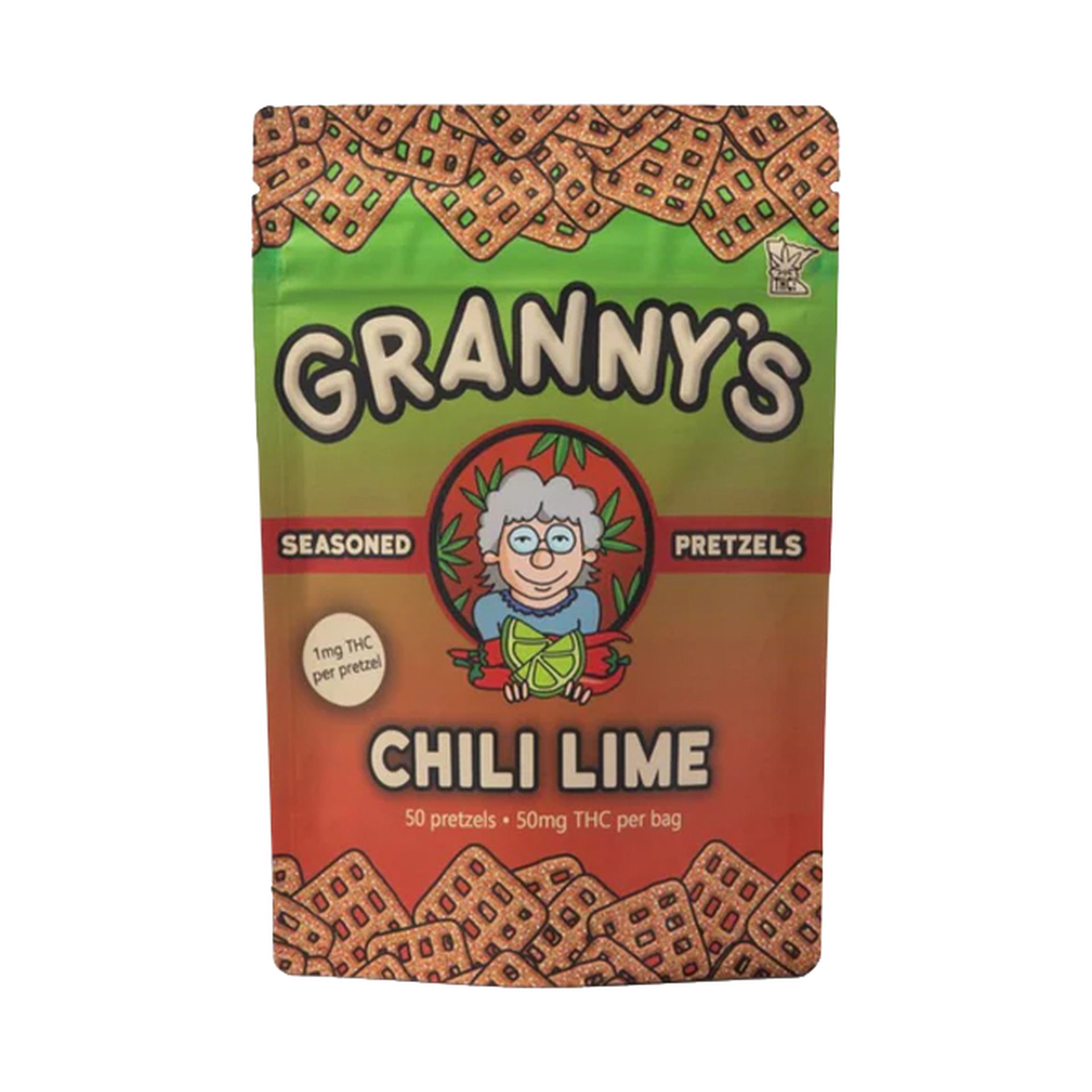 Granny's THC Pretzels: Chili Lime