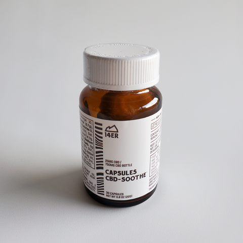CBD 25mg capsules 30pk