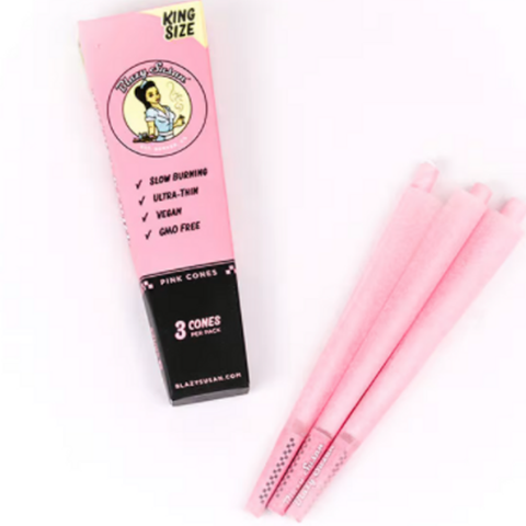BLAZY SUSAN - 3PK - PINK KING SIZE CONES