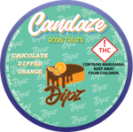 Candaze - Chocolate Dipped Orange - Rosin Treats (100mg)