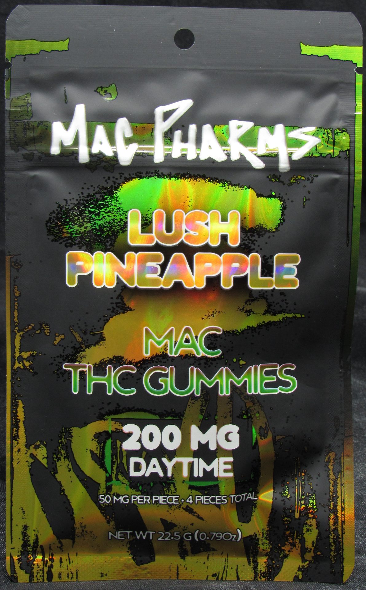 Lush Pineapple 200mg Gummy 4pk | Mac Pharms